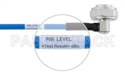 Plenum 7/16 DIN Male Right Angle to 7/16 DIN Male Right Angle Low PIM Cable Using SPP-250-LLPL Coax , LF Solder（图2）