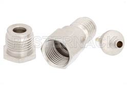 SMA Female Connector Clamp/Solder Attachment for RG316, RG174, RG188, PE-B100, PE-C100, 0.100 inch, LMR-100（图2）