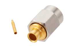 SSMA Male Connector Solder Attachment for PE-SR405AL, PE-SR405FL, PE-SR405FLJ, RG405（图2）