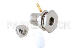 TNC Female Bulkhead Mount Connector Solder Attachment for PE-SR402AL, PE-SR402FL, PE-SR402FLJ, PE-SR402TN, RG402（图2）
