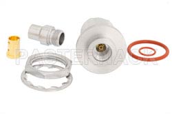 N Female Bulkhead Mount Precision Connector Clamp/Solder Attachment for PE-P142LL（图2）