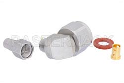 N Male Right Angle Precision Connector Clamp/Solder Attachment for PE-P142LL（图2）