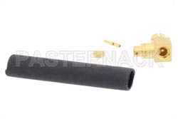 SMP Female Right Angle Connector Solder Attachment for RG178, RG196（图2）