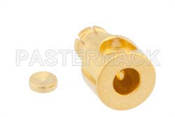 Mini SMP Female Right Angle Connector Solder Attachment for PE-SR405AL, PE-SR405FL, PE-SR405FLJ, PE-SR405TN, RG405（图2）