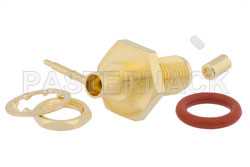 RP-SMA Female Bulkhead Mount Connector Crimp/Solder Attachment for RG196, RG178（图2）