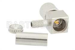 10-32 Male Right Angle Connector Crimp/Solder Attachment for RG316-DS, RG188-DS（图2）