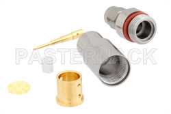SMA Male Precision Connector Clamp/Solder Attachment for PE-P300LL, .490 inch Diameter Body（图2）