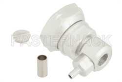 7/16 DIN Male Right Angle Connector Crimp/Solder Attachment for LMR-195, LMR-195-FR, PE-C195, PE-P195（图2）
