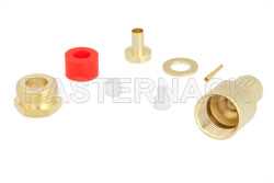 SMA Male Connector Clamp/Solder Attachment for RG58, RG303, LMR-195, PE-P195（图2）