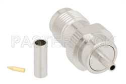 TNC Female Connector Crimp/Solder Attachment for RG316, RG174, LMR-100（图2）
