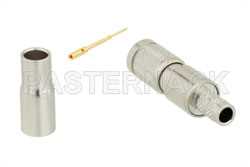75 Ohm 1.0/2.3 Plug Push-On Connector Crimp/Crimp Attachment for Belden 1855A（图2）