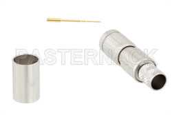 75 Ohm 1.0/2.3 Plug Push-On Connector Crimp/Crimp Attachment for RG6-CATV（图2）