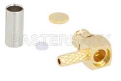 SMP Female Right Angle Connector Crimp/Solder Attachment for RG178, RG196, Up To 8 GHz（图2）