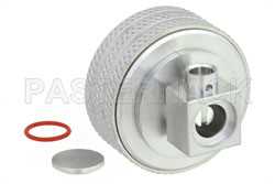 4.3-10 Male Right Angle Low PIM Push-On Connector Solder Attachment for RG402, PE-SR402AL, PE-SR402FL, PE-SR402FLJ, IP67 Rated（图2）