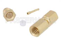 SSMC Plug Connector Clamp/Solder Attachment for PE-SR405AL, PE-SR405FL, PE-SR405FLJ, PE-SR405TN, RG405（图2）