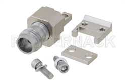 2.4mm Female Connector Clamp/Solder (Captive Contact) Attachment End Launch PCB, Removable End Launch, 0.35 Width（图2）