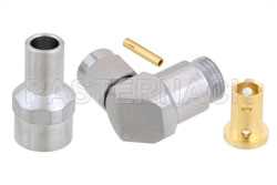 SMA Male Right Angle Connector Clamp/Solder Attachment for PE-P160LL（图2）