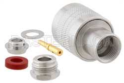 SC Male Connector Clamp/Solder Attachment for RG55, RG58, RG141, RG142, RG223, RG303, RG400, PE-C195, PE-P195, LMR-195（图2）