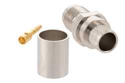 TNC Female Connector Solder Attachment for LMR-400, LMR-400-DB, LMR-400-UF, PE-B400, PE-B405, PE-C400（图2）