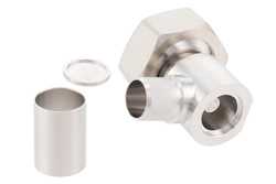 7/16 DIN Male Right Angle Connector Crimp/Solder Attachment for PE-C600, .600 inch, LMR-600, LMR-600-DB（图2）