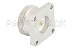 7/16 DIN Female Connector Threaded Pin Attachment 4 Hole Flange Mount Pin Terminal, .975 inch Hole Spacing（图2）