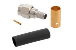 RP SMA Male Connector Solder Attachment For RG58, RG55, RG141, RG142, RG223, RG400（图2）