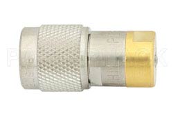 75 Ohm 0.5 Watts Nickel Plated Brass TNC Male RF Load Up To 1,000 MHz（图2）