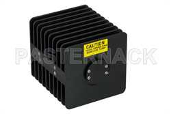 25 Watt RF Load Up to 7 GHz With 7/16 DIN Male Input Square Body Black Anodized Aluminum Heatsink（图2）