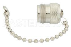 N Female Shorting Dust Cap IP60 Rated With 4 Inch Chain（图2）