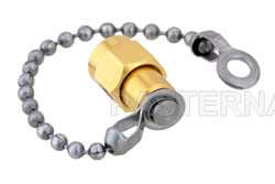 2 Watt RF Load with Chain Up to 26.5 GHz with SMA Male Gold Plated Stainless Steel（图2）