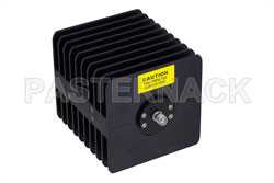 2 dB Fixed Attenuator, SMA Male to SMA Female Black Anodized Aluminum Heatsink Body Rated to 25 Watts Up to 18 GHz（图2）