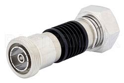 3 dB Fixed Attenuator, 7/16 DIN Male to 7/16 DIN Female Black Anodized Aluminum Heatsink Body Rated to 10 Watts Up to 7.5 GHz（图2）