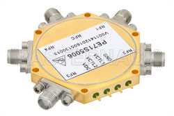 38 dB High Isolation SP4T PIN Diode Switch DC to 20 GHz, 3.8 dB Insertion Loss with SMA（图2）