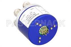 SP6T Electromechanical Relay Latching Switch, DC to 12.4 GHz, up to 400W, 12V Indicators, Reset, N（图2）