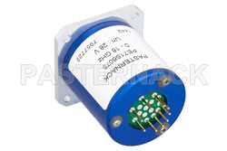 SP6T Electromechanical Relay Normally Open Switch, DC to 18 GHz, up to 240W, 28V, SMA（图2）