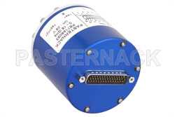 SP12T Electromechanical Relay Latching Switch, Terminated, DC to 18 GHz, up to 240W, 28V Indicators, Reset, SMA（图2）