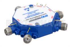 Absorptive SP4T PIN Diode Switch Operating From 1 GHz to 2 GHz Up to 0.1 Watts (+20 dBm) and Field Replaceable SMA（图2）
