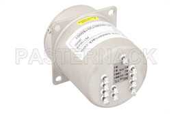 SP4T Electromechanical Relay Latching Switch, Terminated, DC to 22 GHz, 20W, 28V, Indicators, TTL, Self Cut Off, Diodes, SMA（图2）