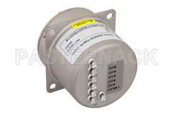 SP6T Electromechanical Relay Normally Open Switch, Terminated, DC to 22 GHz, 20W, 28V, SMA（图2）