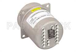 SP6T Electromechanical Relay Normally Open Switch, Terminated, DC to 22 GHz, 20W, 28V, Indicators, TTL, Diodes, SMA（图2）