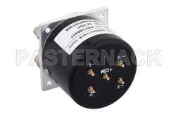 SP4T Electromechanical Relay Latching Switch, Terminated, DC to 40 GHz, 3W, 12V, Self Cut Off, Diodes, 2.92mm（图2）