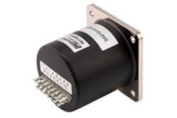 SP4T Electromechanical Relay Normally Open Switch, DC to 26.5 GHz, up to 90W, 2M Lifecycles, 28V, SMA（图2）