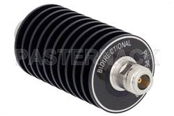 15 dB Fixed Attenuator, N Male To N Female Black Anodized Aluminum Heatsink Body Rated To 50 Watts Up To 3 GHz（图2）