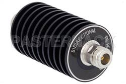 20 dB Fixed Attenuator, N Male to N Female Black Anodized Aluminum Heatsink Body Rated to 50 Watts Up to 3 GHz（图2）