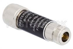 10 dB Fixed Attenuator, N Male to N Female Aluminum Body Rated to 5 Watts Up to 3 GHz（图2）