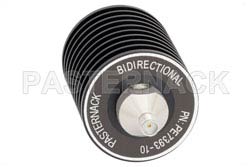 10 dB Fixed Attenuator, SMA Male to SMA Female Black Anodized Aluminum Heatsink Body Rated to 25 Watts Up to 4 GHz（图2）