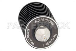 3 dB Fixed Attenuator, SMA Male To SMA Female Black Anodized Aluminum Heatsink Body Rated To 25 Watts Up To 4 GHz（图2）