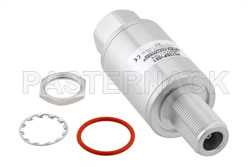 Type N F/M In/Out Bulkhead Coax RF Surge Protector, 698MHz - 2.7GHz, DC Block, 500W, IP67, 40kA, Filter（图2）