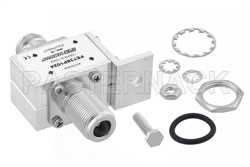 Type N F/F In/Out Bulkhead Coax RF Surge Protector, 10MHz - 1GHz, DC Block, 1.5kW, None, 3.5mJ, 20kA, Blocking Cap and Gas Tube（图2）