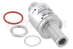 Type N F/F In/Out Bulkhead Coax RF Surge Protector, 1.8GHz - 6GHz, DC Block, 10W, IP67, 18kA, Filter（图2）